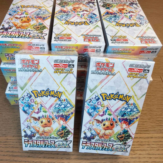 Pokémon Neues Original-Sammelkartenspiel Sv8a Terastal Festival Ex Japanische Version Versiegelte Sammelkarte für erwachsene Sammler