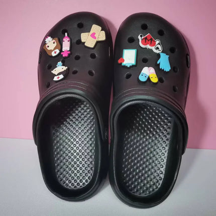 Woman Slippers With Halloween Charms Sandals Women Flip Flops Designer Shoes White Black Clogs Beach Comfortable Platform Mules