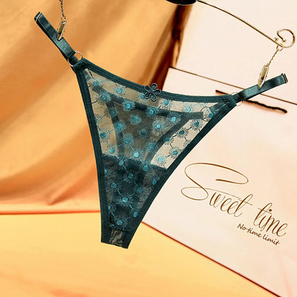 Sexy Women Thongs Transparent Lace Panties Low Waist Underwear Tanga G-String Female Underpants Intimates Lingerie трусы женские