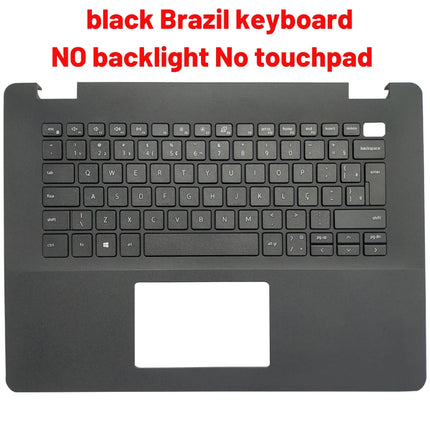 NEW For Vostro 3400 3401 3405 V3400 UK/Russian/US/Latin/spanish/Brazil laptop keyboard/palmrest upper cover case