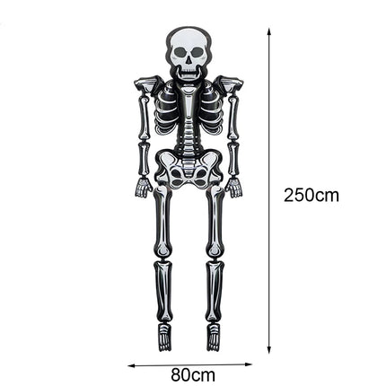 Halloween Horror Simulation Fake Dead Body Prop Inflatable Body Indoor Outdoor Yard Garden Haunted House DIY Decor Supplies
