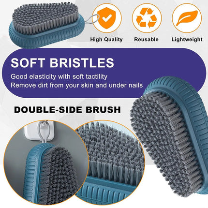 Nail Brush for Cleaning Fingernails, Heavy Duty Finger Nail Scrub Brush Hand Scrub Brush Narrow Bristles for Fingernails & Toes