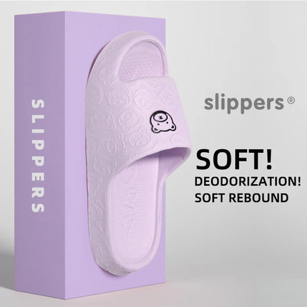 Non-Slip Slippers for Women Outer Wear 2024 New Indoor Home Sandals Female Summer Eva