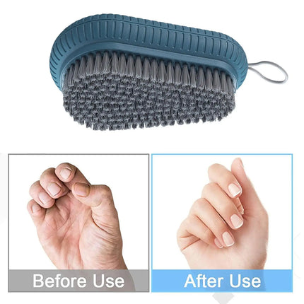 Nail Brush for Cleaning Fingernails, Heavy Duty Finger Nail Scrub Brush Hand Scrub Brush Narrow Bristles for Fingernails & Toes