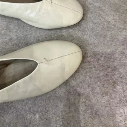 2026 New Lightweight Single Shoes Round Toe Shallow Mouth Slip-on Soft Sole Comfort Flat Shoes