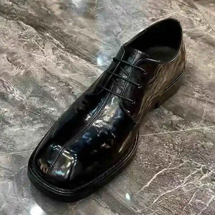 2025 New exquisite light luxury versatile handsome personality high sense cool men's pure leather casual and comfortable shoes