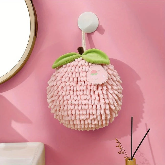 Soft Cute Absorbent Hand Towel, Hanging Kitchen Bathroom Thickened Hand Towel Cloth - product image 7