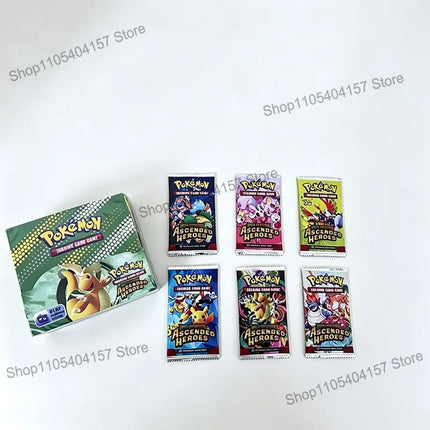 360Pcs Pokemon MEGA EVOLUTION Ascended Heroes TCG Expansion Booster Box Trade Card 36 Pack Box English Version