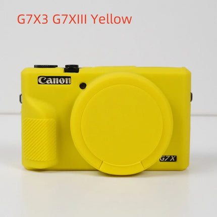 Camera Soft Silicone Skin Cover For Canon G7XII G7X2 G7X Mark 2 G7X3 Body Rubber Case Bag For G7 X Mark III With Lens Protector