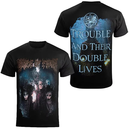 Classic Cradle of Filth Band Extreme Gothic Black Metal Casual T-Shirt Cotton Graphic Tee Men Women Summer Streetwear