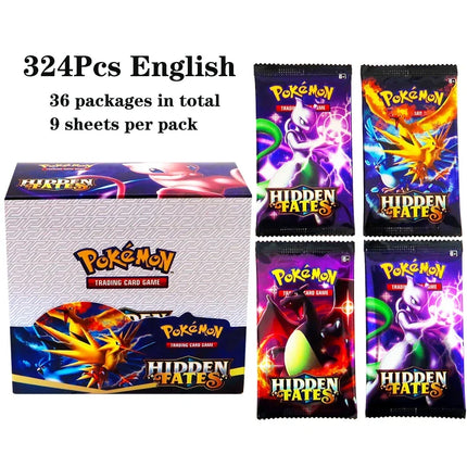 324Pcs/box Pokemon TCG Sun & Moom Unbroken Bonds 36 Pack Pokemon Cards Collecting Toys Pokmeon Card Game Board Game JOURNEY