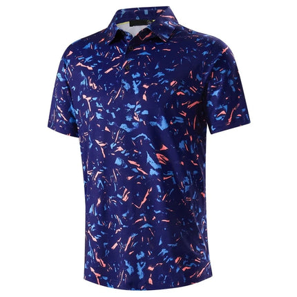 Flower Tree Leaf 3D Printed Casual Polo Shirt For Men Hawaii Vacations Oversized Short Sleeves T-shirt Summer Trend Lapel Tops