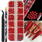 red rhinestone set
