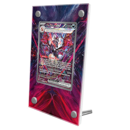 Pokemon Display Cards PTCG Reshiram Zekrom Charizard Espeon Latias SV11 151 Anime Game Expand Art Gifts Acrylic Protective Case