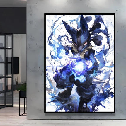 Stylish Pokemon Umbreon Decorative High Quality Canvas Painting Available in Multiple Sizes Suitable for Different Home Spaces