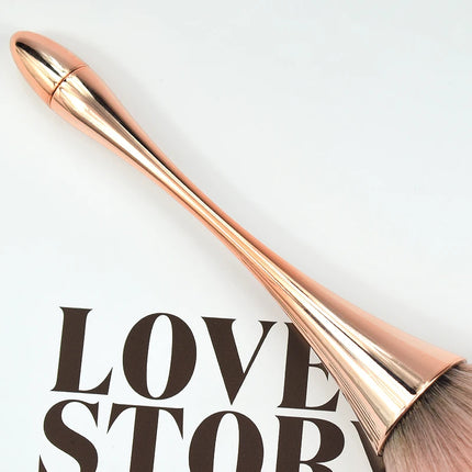 Xiaomanyao Loose Powder Brush, Fluffy Soft-Bristled Blush Brush, Setting Powder Beauty Tool