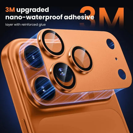 1PCS Protective Film for iPhone 17 Pro Max/iPhone 17 Pro/17 Air Full Coverage Ultra-Thin Camera Lens Protector Metal Frame New