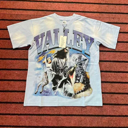 Sport Speech  Washed Hand Worn   T SHIRT Good Quality Fashion Men Summer Style Women Vintage T Shirt Tee