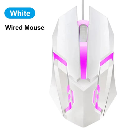 RGB Gaming Mouse Bluetooth Mouse 2.4G Wireless Mouse Ergonomic 1600DPI 6 Mute Buttons Mouse For MacBook Tablet - product imag