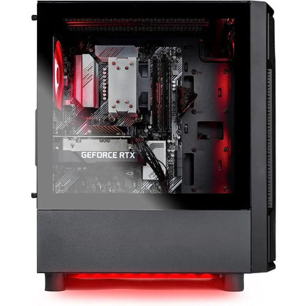 Skytech Gaming Shadow Gaming PC, AMD Ryzen 7 5700 3.7GHz, NVIDIA RTX 5060 Ti 8GB VRAM, 1TB NVMe SSD, 16GB DDR4 RAM 3200, 650W GOLD PSU, Wi-Fi, Win 11, Desktop
