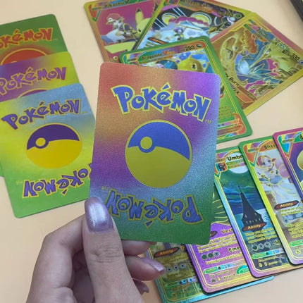 New 55pcs/box Pokémon Vstar Vmax GX English Colorful Cool Cards Rare Collection Battle Trainer Card Children Toys Gifts