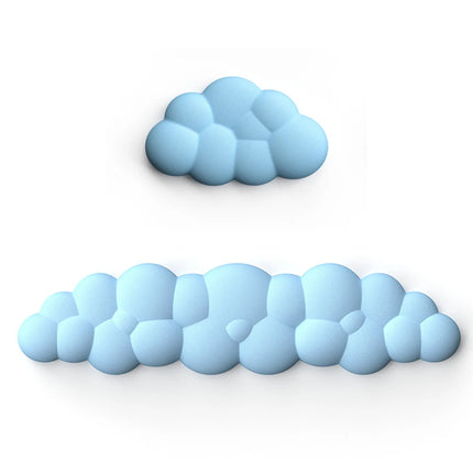 Mouse pad with wrist rest keyboard cloud anti-slip desktop office gamer mouse wrist rest Ergonomic keyboard mouse pad wrist rest