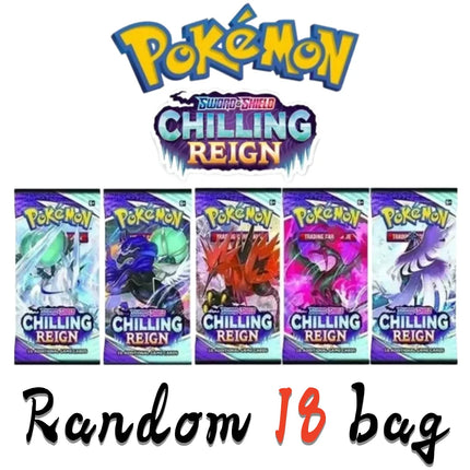 Random 18 bag Pokemon TCG Booster Pack Mega Evolution Ascended Heroes English Version Cards Per Pack Rare Trading Cards