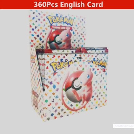 90/180/360Pcs English French Spanish Carta Karten Pokemon Cards Sun Moon Evolutions Booster Box Collectible Tradiner child Card