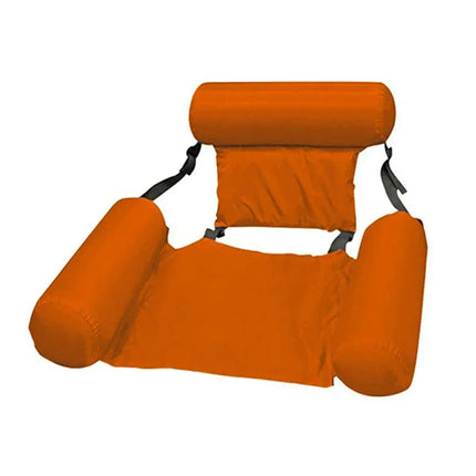 1pc Hot Sale Inflatable Water Hammock Foldable Pool Lounger Float Mesh Air Mattress Recliner for Adult Summer Beach Swimming