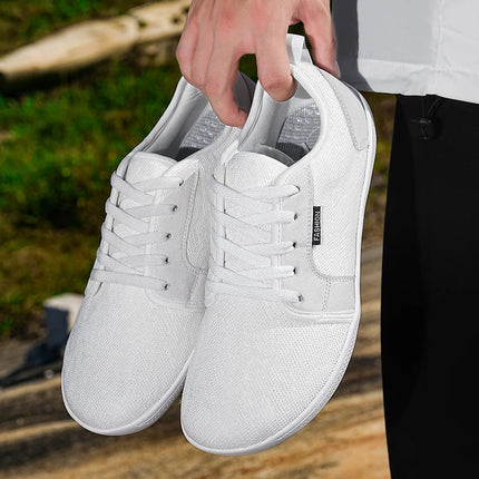 Unisex Wide Toe Barefoot Shoes for Men Women Outdoor Trail Running Minimalist Walking Shoes Lightweight and Breathable