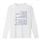 white long sleeves / 6XL