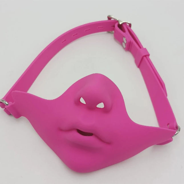 Halloween Half Face Mask With Adjustable Buckle Strap Realistic Fits Face Shape Breathable Nose And Mouth Party Cosplay Costume