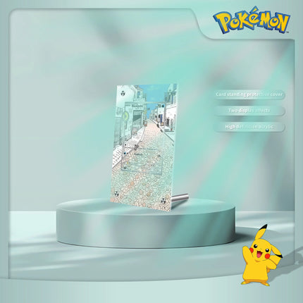 Pokemon Card Brick Photo Frame Van Gogh Museum Pikachu Charizard Acrylic Card Brick Photo Frame PTCG Gift Toy Not Include Cards