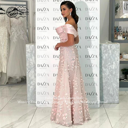 FableT Off-the-shoulder A-line Long Dresses Customized Applique Beading  Bespoke Occasion Prom Luxury Evening Gown Gorgeous