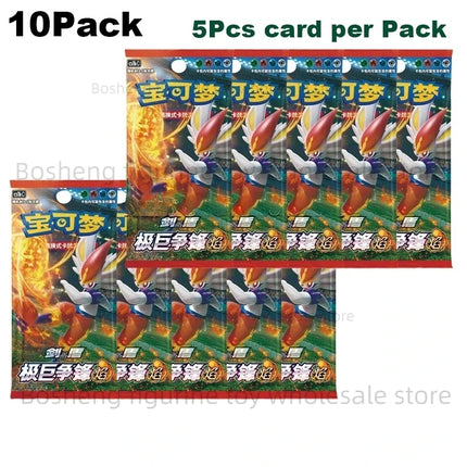 Original Pokemon Card Anime Game Simplified Chinese PTCG Sun&Moon Sword&Shield All Series Cards Booster Packs Toys Children Gift