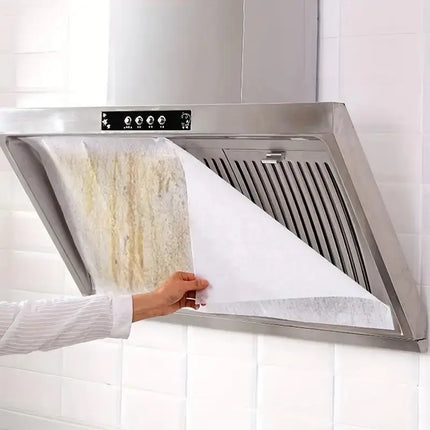 12-Pack Heavy-Duty Range Hood Filters - Oil-Absorbing Mesh Covers for Kitchen Ventilation, Easy Install - product image from