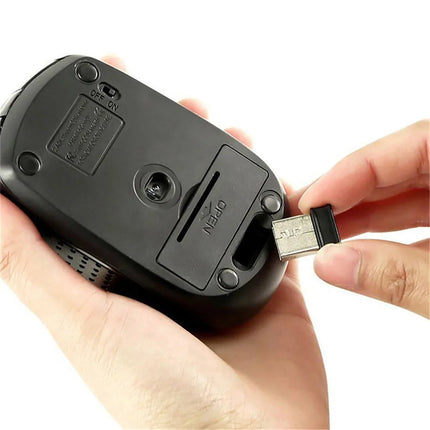 2.4G Wireless Mouse 2.4Ghz Gaming Mouse 6D Optical Wireless Mouse Slim Mini Noiseless Mice DPI1600 for MacBook PC - product i