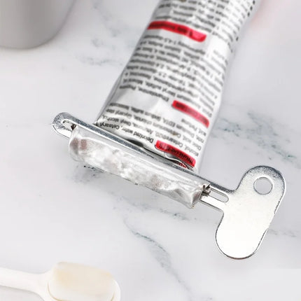 Stainless Steel Toothpaste Squeezer Tool Hair Oil Paint Squeezer Rotate Dispenser for Ointments Cosmetics Bathroom Accessories