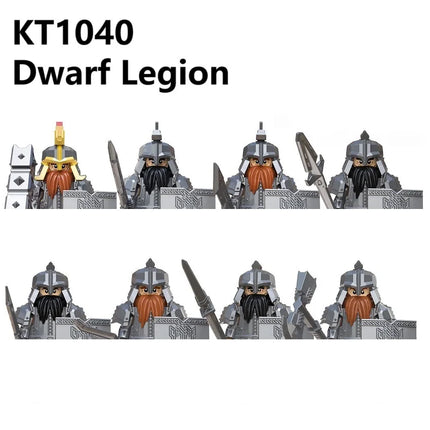 The Lord of the Rings Building Blocks Orc Sauron Gandalf Mini Action Figure Toys