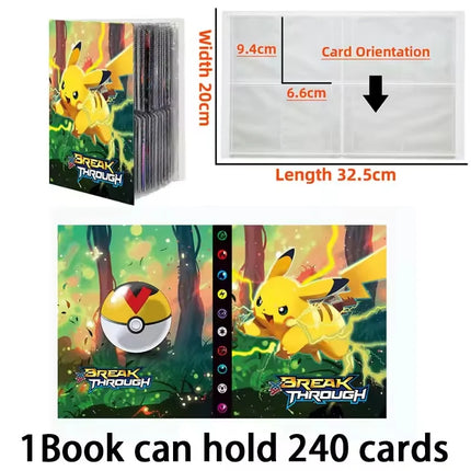 2027@@@Pokemon Cards Album Book 240Pcs Card Album Creativity New Model Binder HolderCollect Card Book Collection