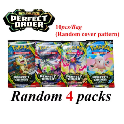 Pokemon Cards Mega Evolution Ascended Heroes English Version Cards Per Pack Rare Trading Cards for Collection Gift 4 Packs