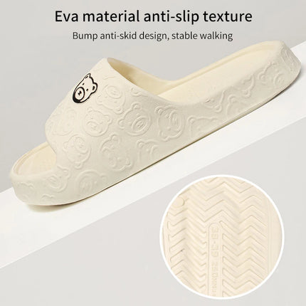 Non-Slip Slippers for Women Outer Wear 2024 New Indoor Home Sandals Female Summer Eva