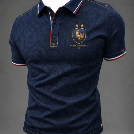 2026 Edition French Fans Football Polo Shirt - 3D Print - Comfortable and Breathable - Suitable for Both Men and Women