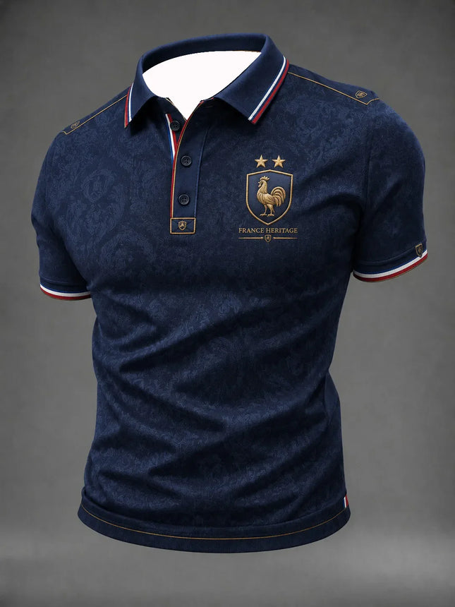 2026 Edition French Fans Football Polo Shirt - 3D Print - Comfortable and Breathable - Suitable for Both Men and Women