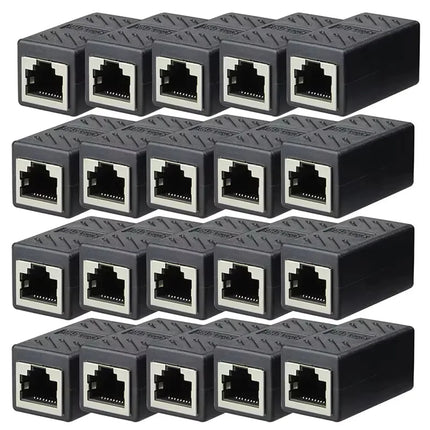 RJ45 Coupler Cat6 Cat5e Ethernet Cable Extender Adapter 1000Mbps LAN Connector In Line Coupler Female To Female