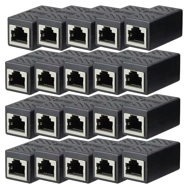 RJ45 Kupplung Cat6 Cat5e Ethernet Kabel Verlängerungsadapter 1000Mbps LAN Verbinder In-Line Kupplung Buchse zu Buchse