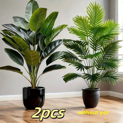 2-Piece Artificial Palm and Banana Tree Set - image 6