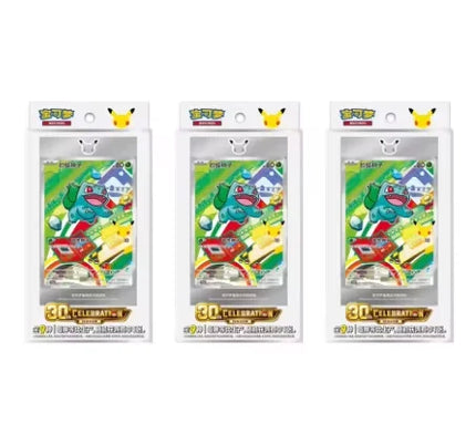In Stock Original Pokemon PTCG Card First Partner SIR Set Vol.1 Vol.2 SV16.0 30th Anniversary Celebration Collectible Cards Toy