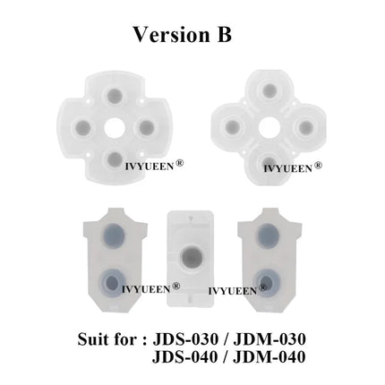 IVYUEEN Silicone Conductive Rubber Adhesive Button Pad Keypads for Sony PlayStation DualShock 4 5 PS5 PS4 Pro Controller Gamepad
