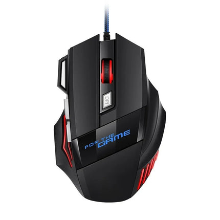 Gaming Mouse RGB Backlit Ergonomic Game Mice 7D Esports Wired Mouse Computer Mouse for Laptop PC Desktop Gamer - product imag
